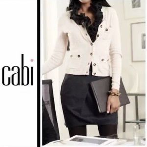 Cabi Andy's wool blend mini skirt